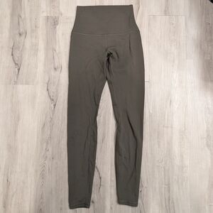 High-Waist Olive Green Leggings